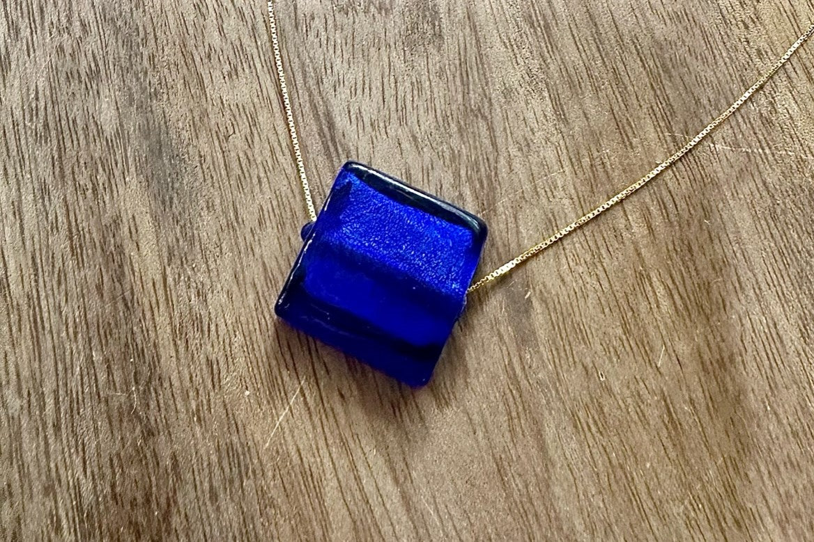 Cobalt Murano Glass Necklace