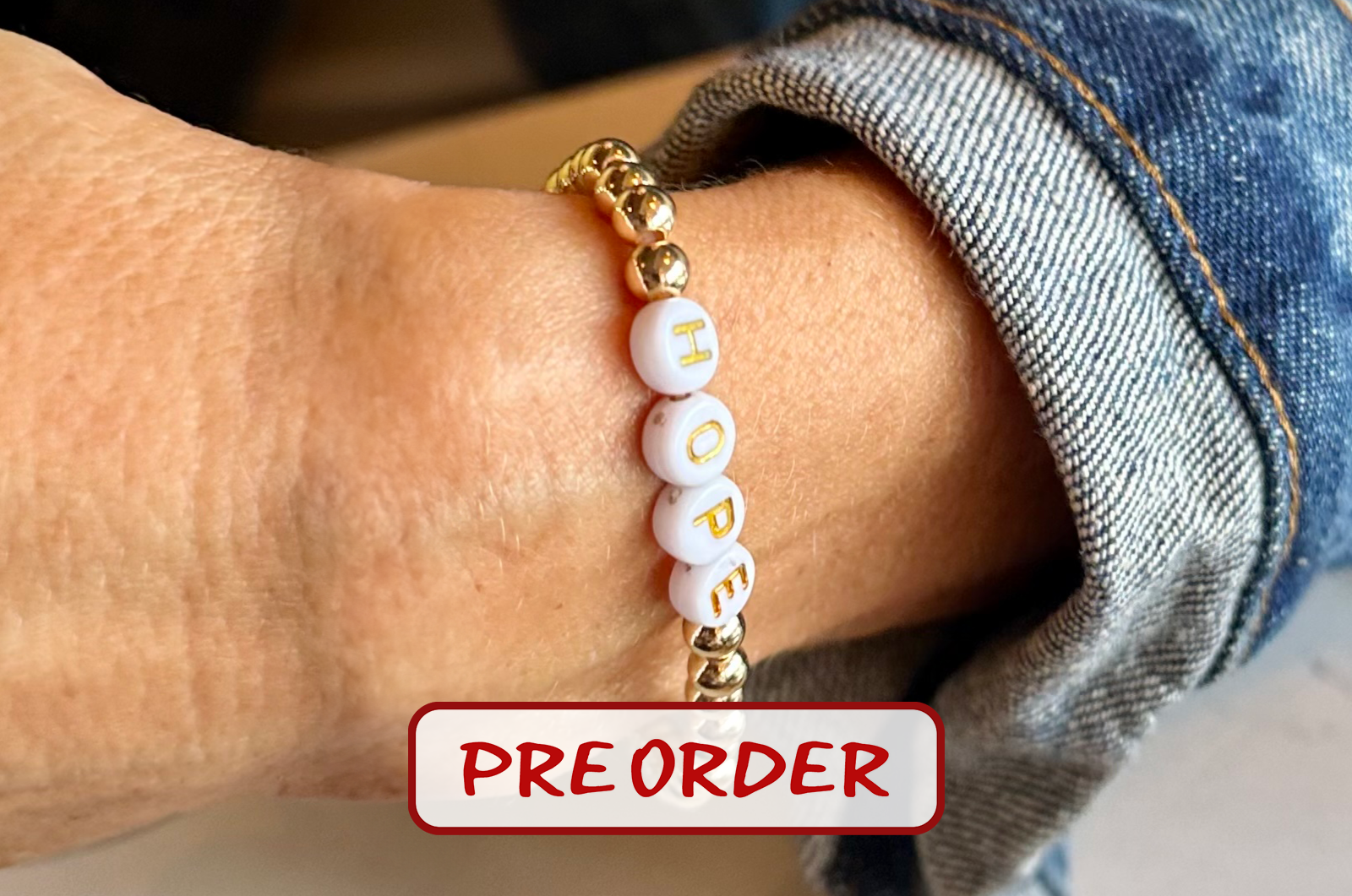 *Preorder* Hope Beaded Bracelet