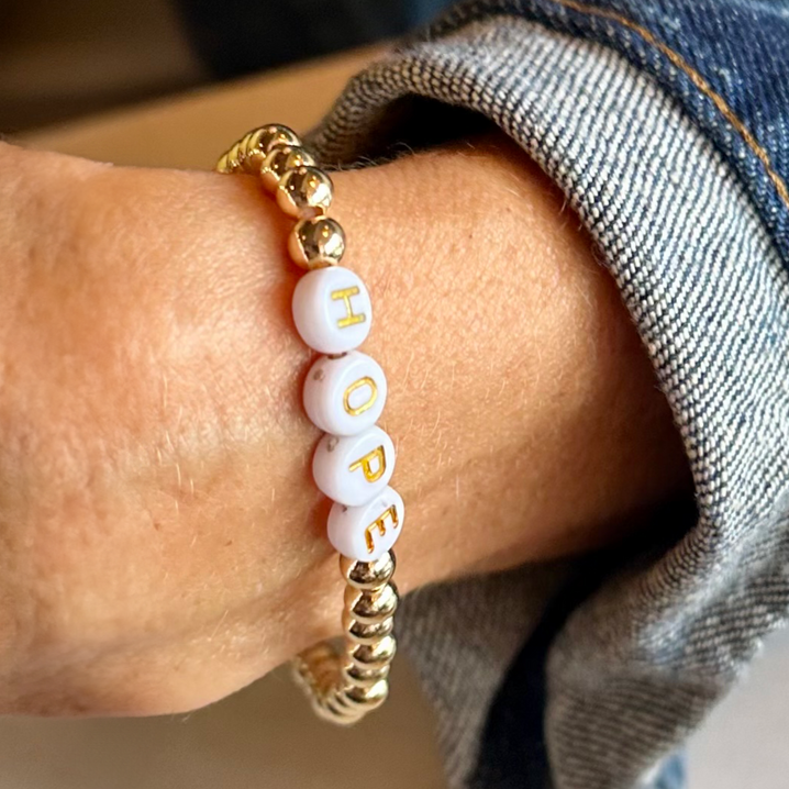 Hope Beaded Bracelet