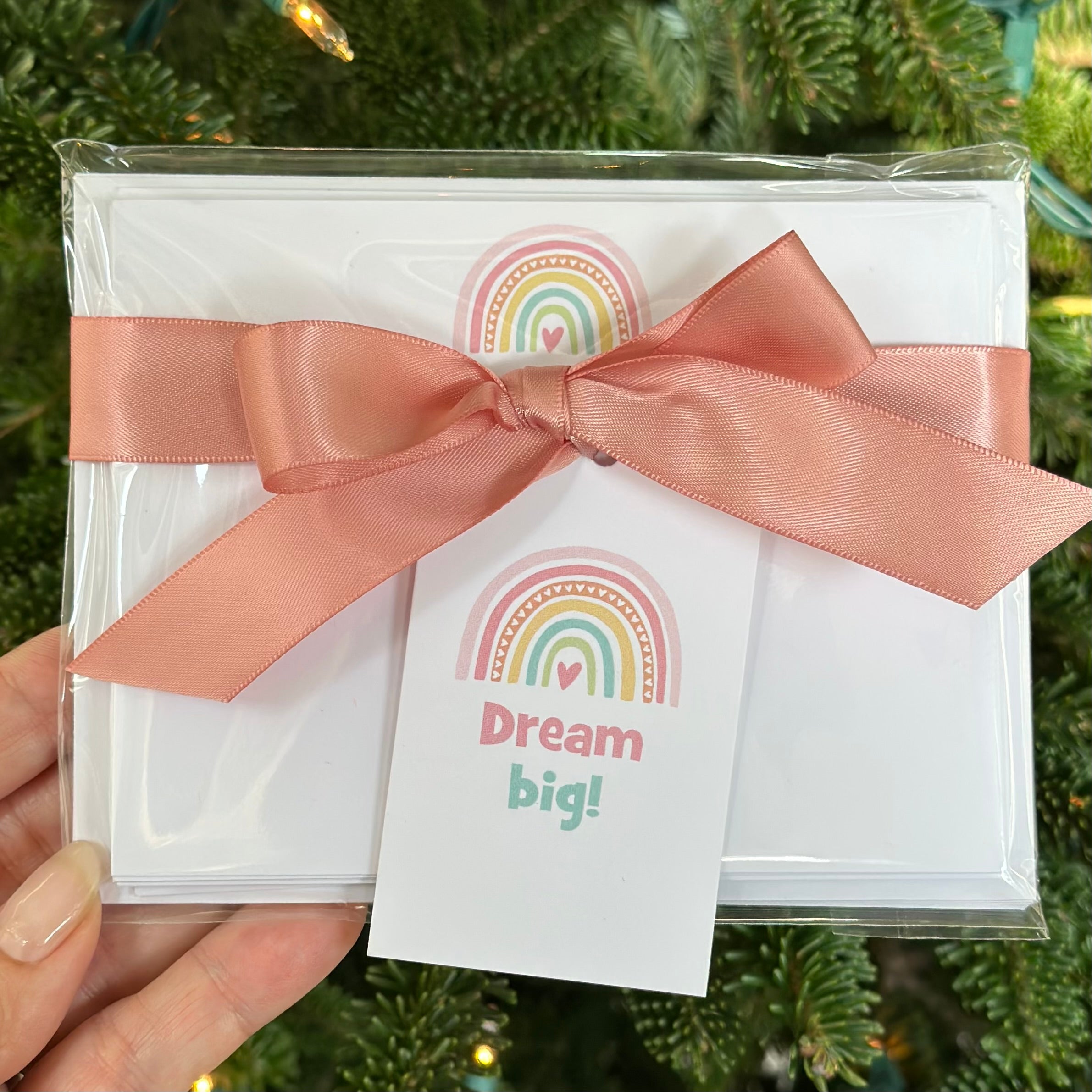 Dream Big Rainbow Notecards