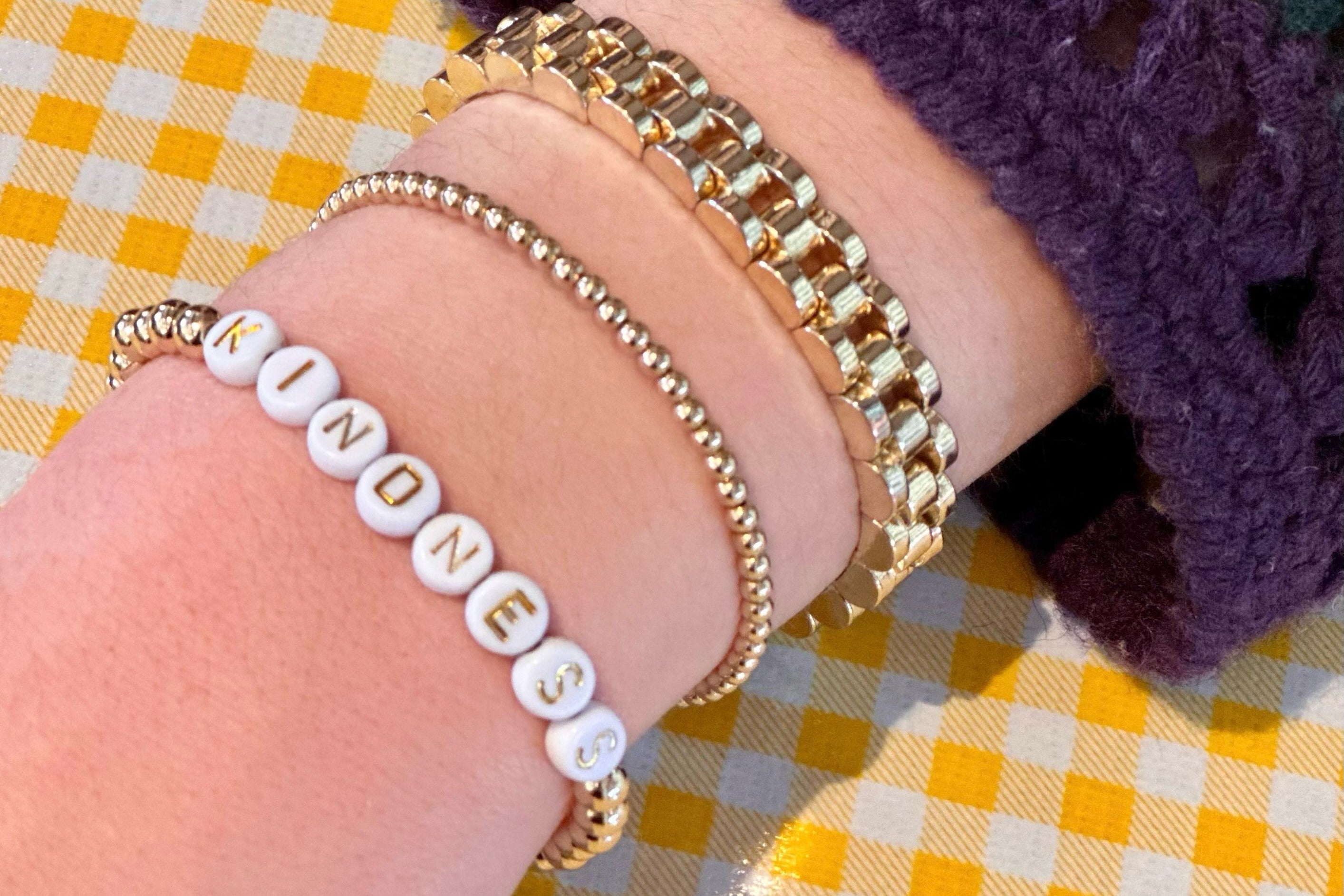 *Preorder* Kindness Beaded Bracelet
