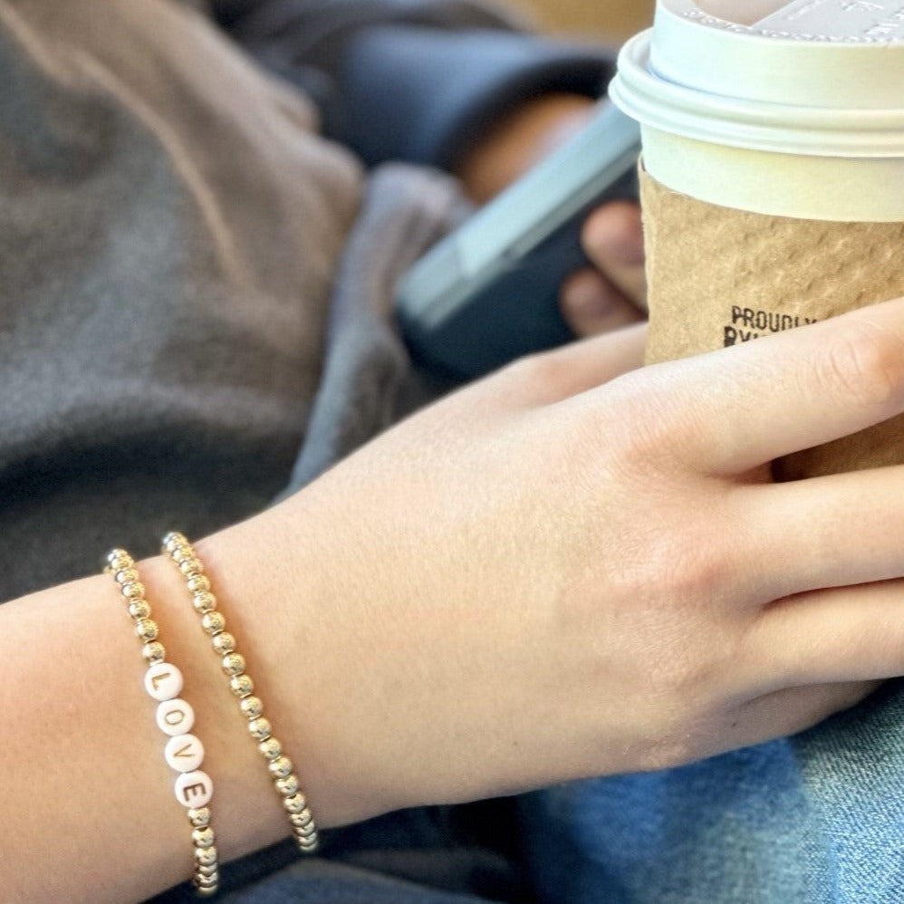 *Preorder* Love Beaded Bracelet
