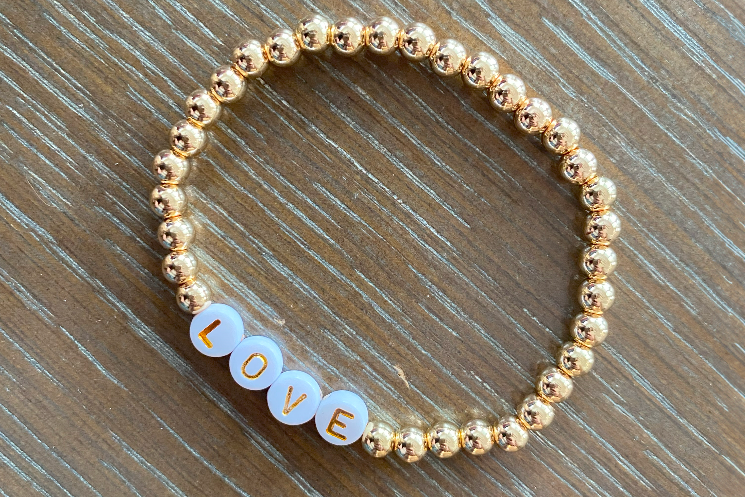*Preorder* Love Beaded Bracelet