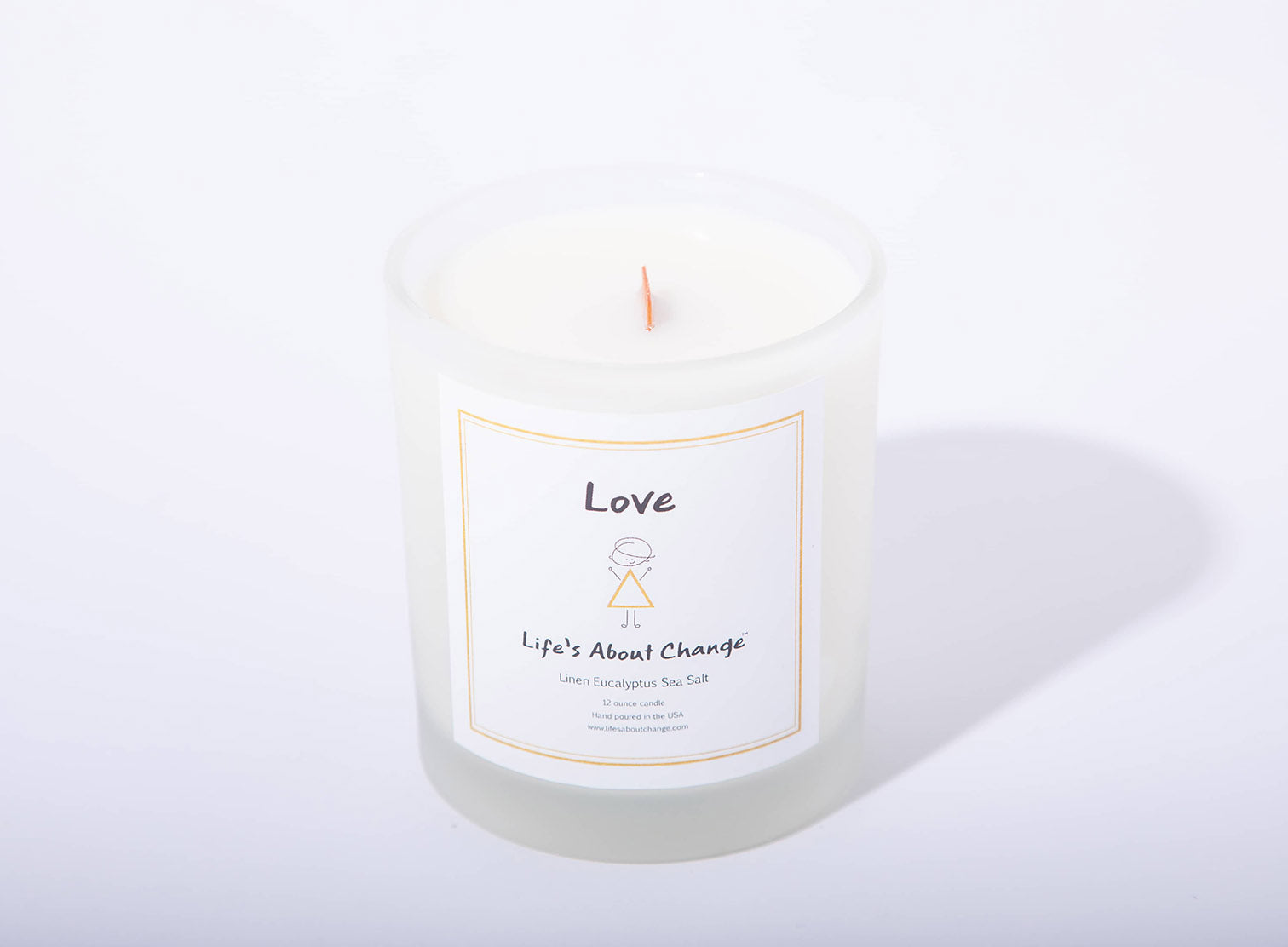 Love Linen Eucalyptus Sea Salt Candles from Life's About Change Delta Collection