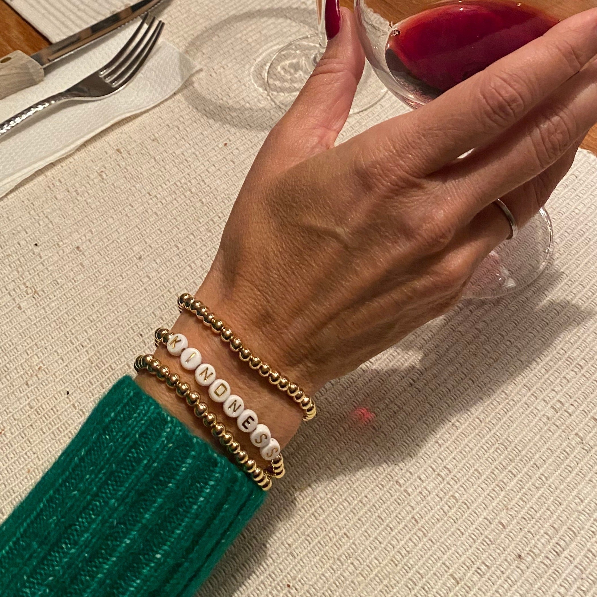 *Preorder* Kindness Beaded Bracelet