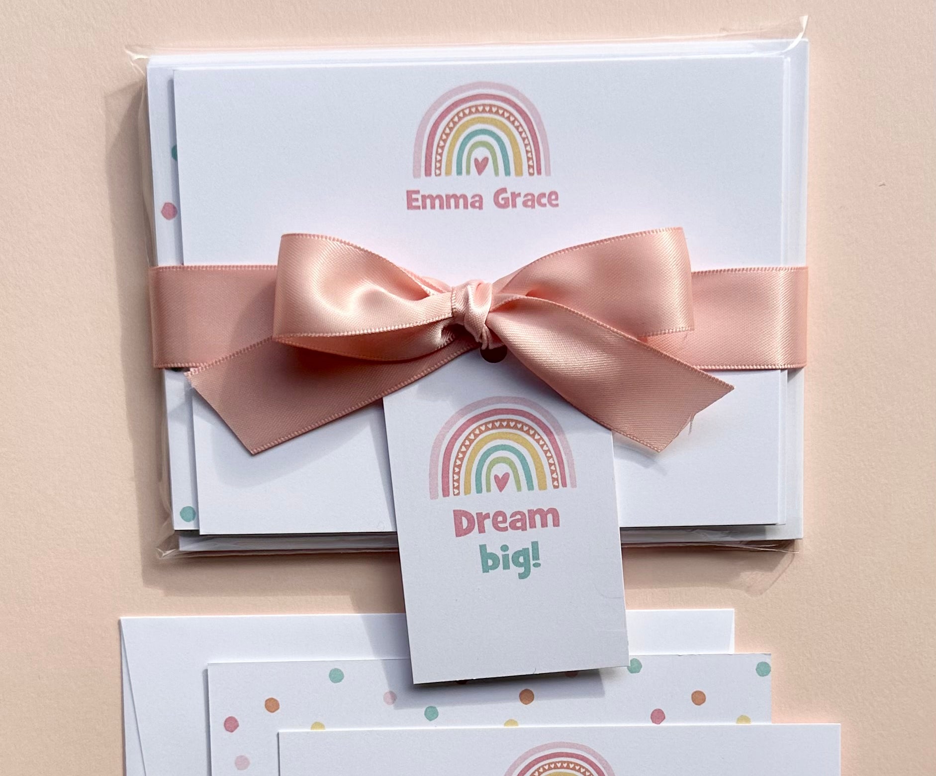 Dream Big PERSONALIZED Notecards