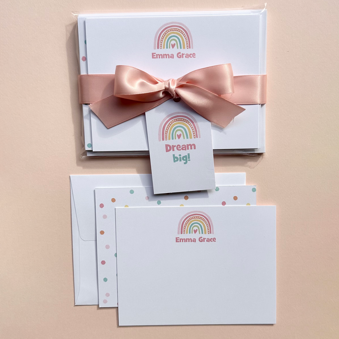 Dream Big PERSONALIZED Notecards