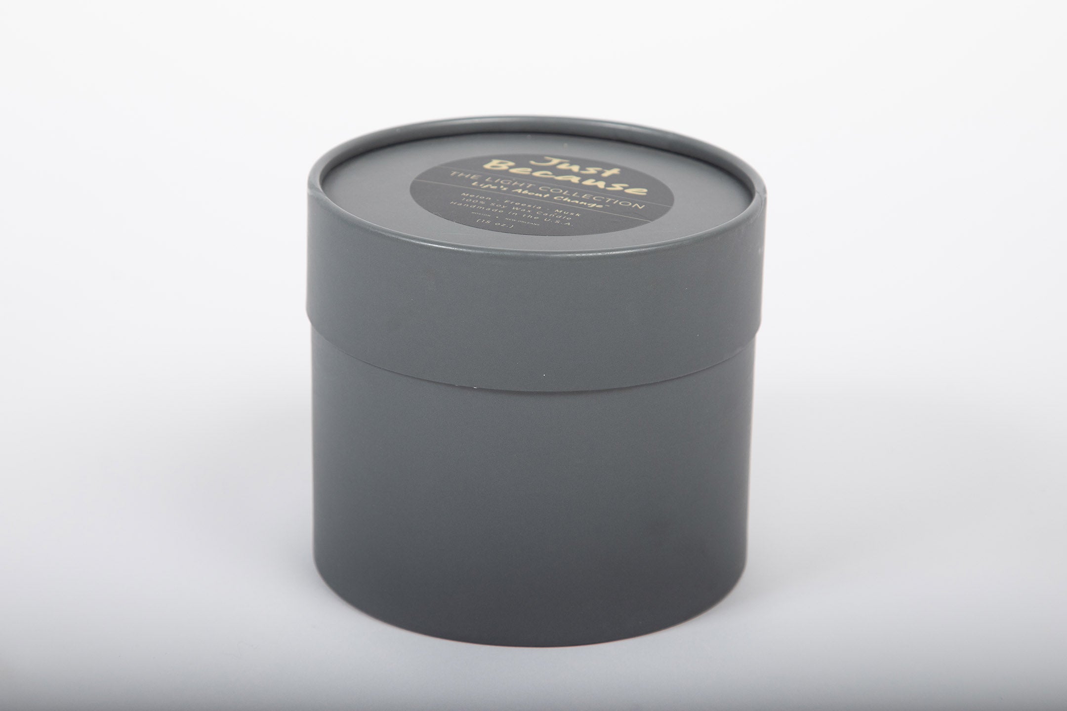 Just Because Pink Hand Blown Glass Candle from Life's About Change Light Collection