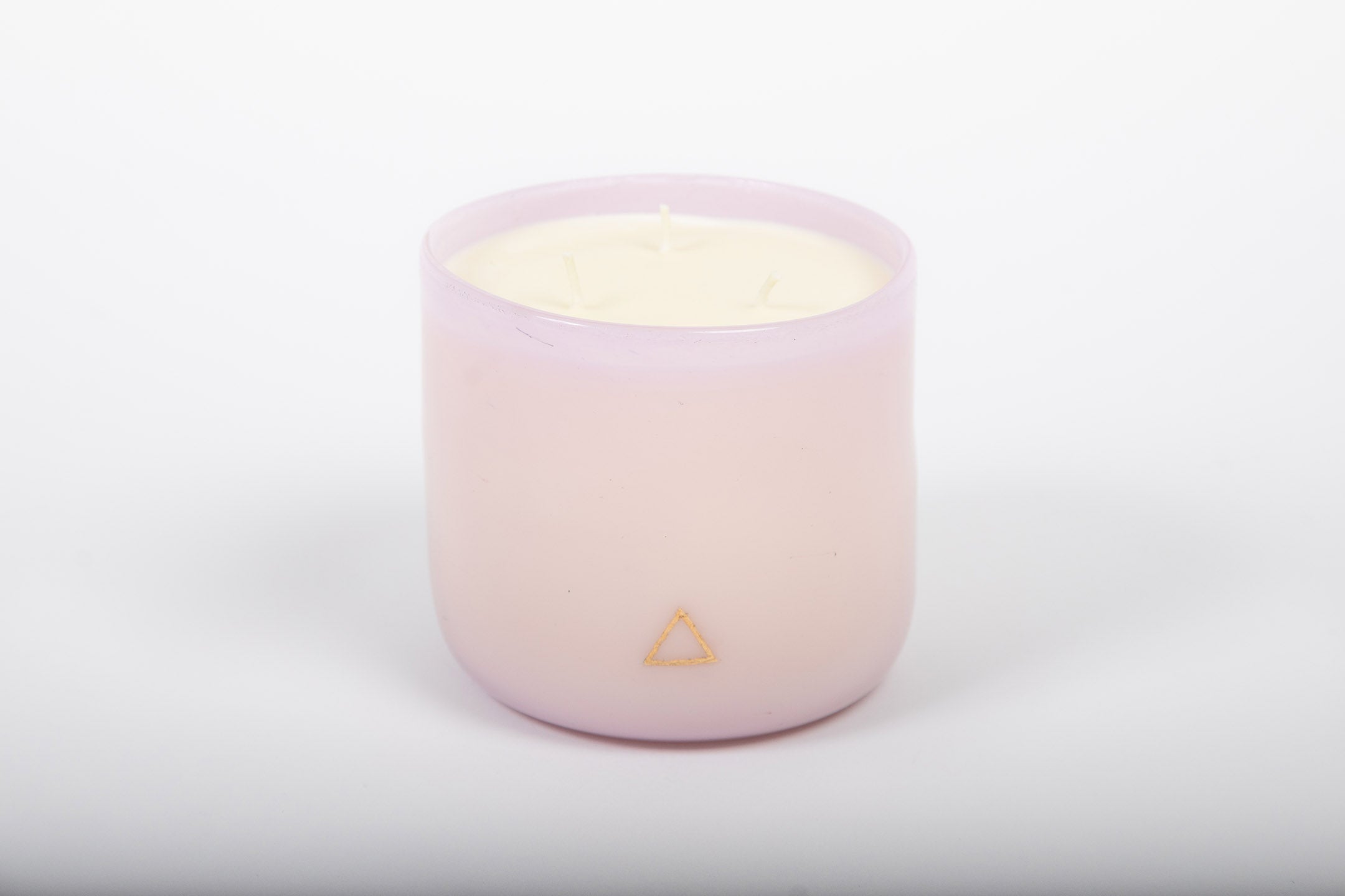 Just Because Pink Hand Blown Glass Candle from Life's About Change Light Collection