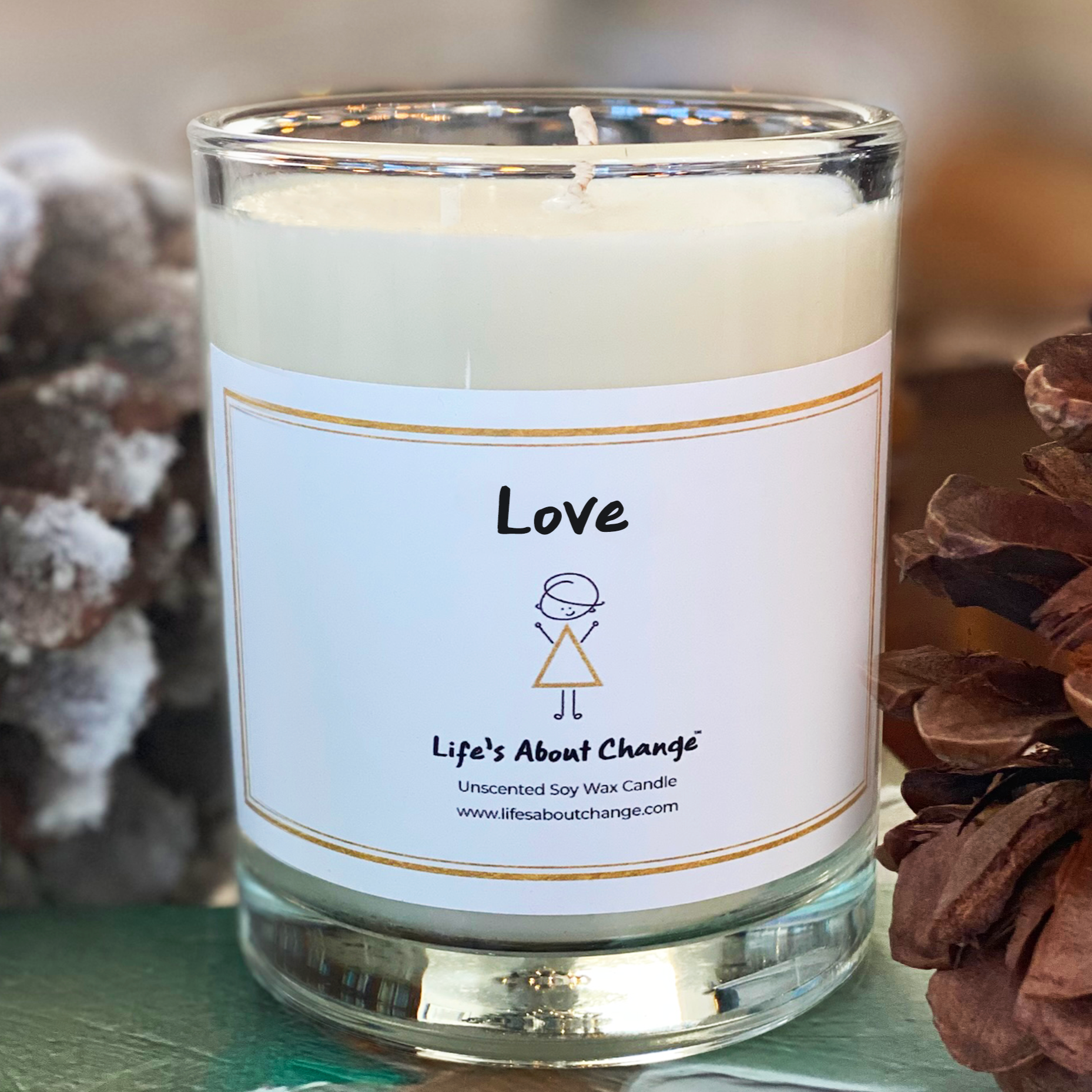 Love - Unscented Candle