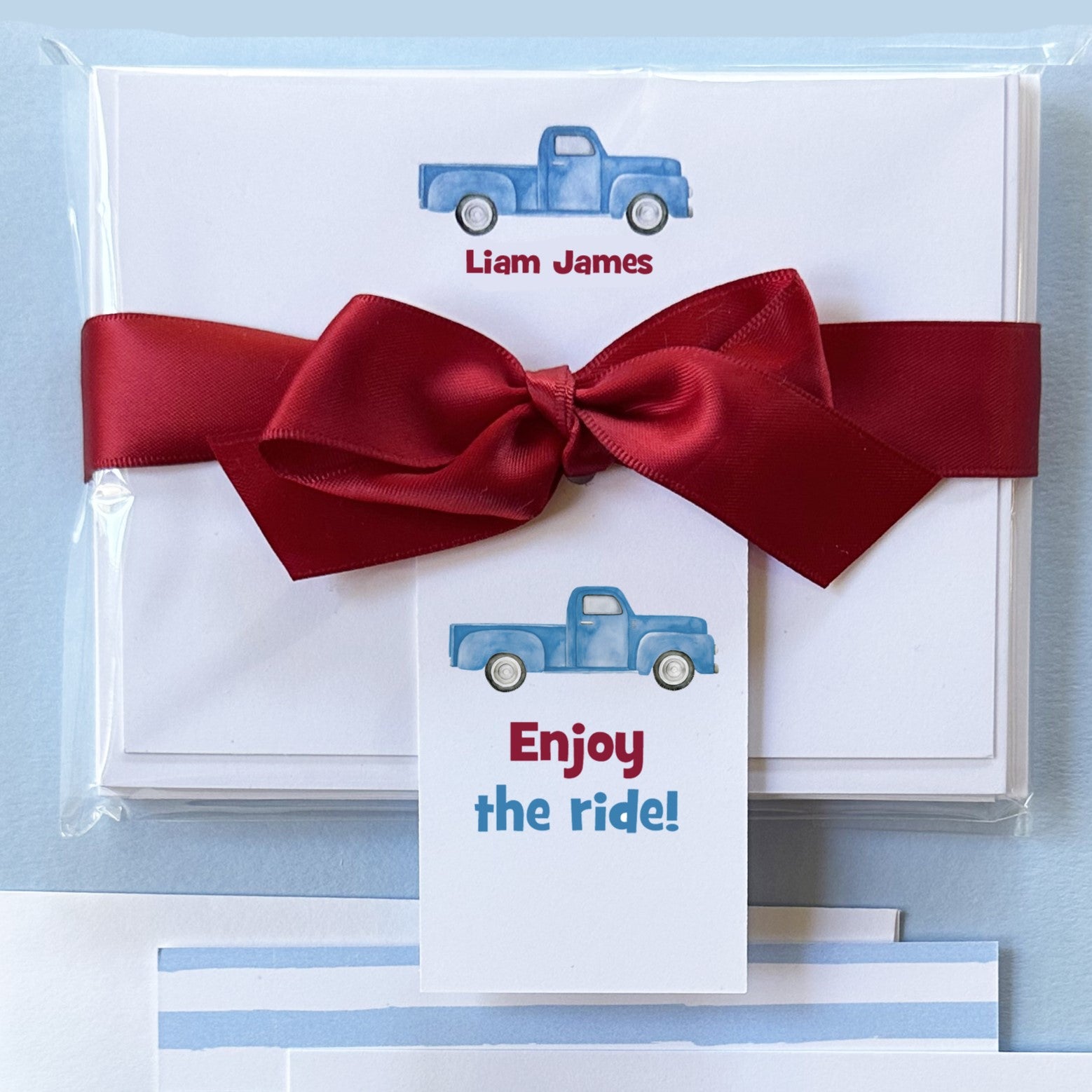 Enjoy the Ride PERSONALIZED Notecards